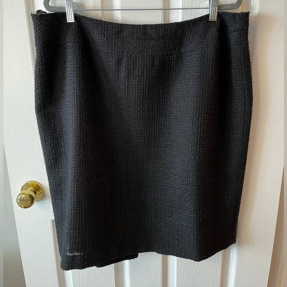 Lafayette 148 Wool Tweed Pencil Skirt sz 18 - Picture 6 of 9